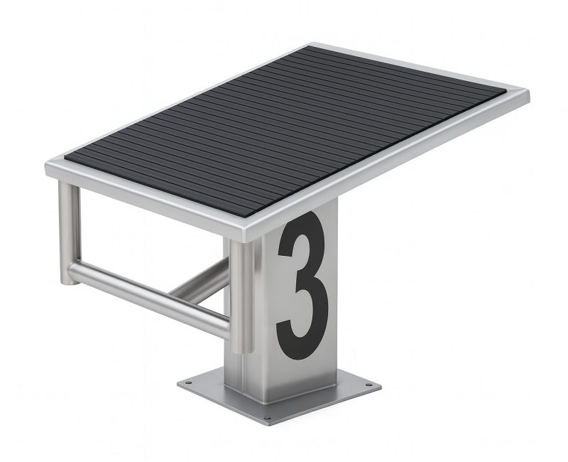 Bloco de partida pro swim quadrado